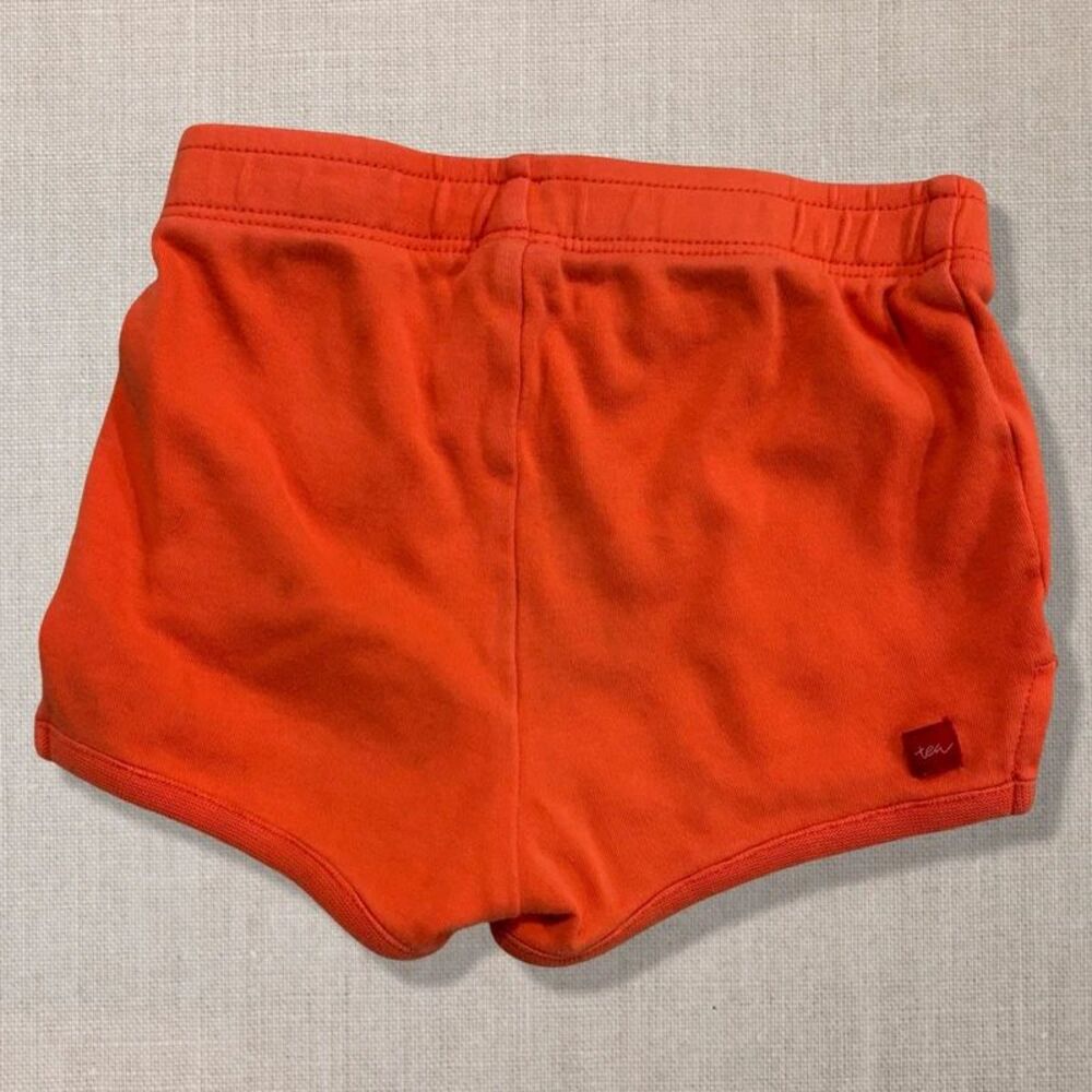 Tea Collection Girls Orange Dolphin Hem Shorts Size 3